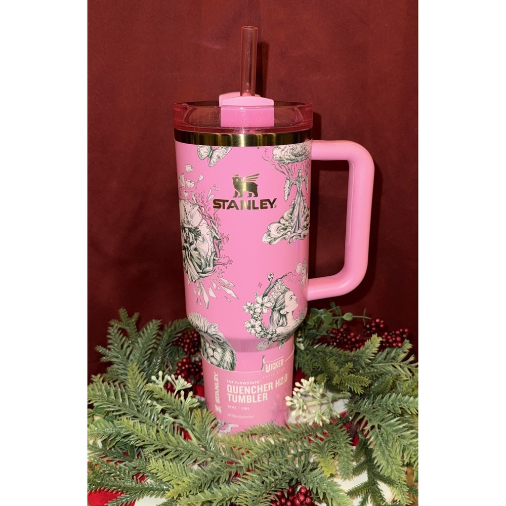 New Stanley x Wicked For Good 40oz FlowState Quencher Tumbler Ozian Reprise